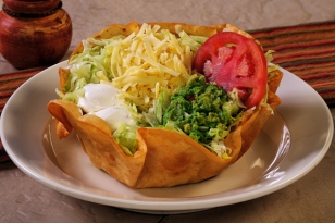 st louis food photography and video - Ole Mexican salad