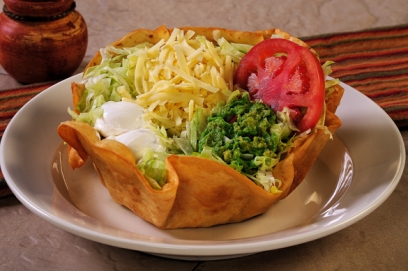 st louis food photography and video - Ole Mexican salad